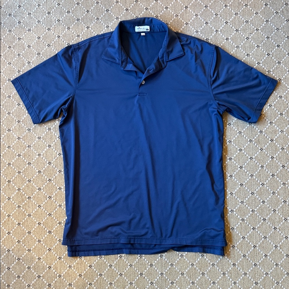 Men's Peter Millar Blue Polo Shirt